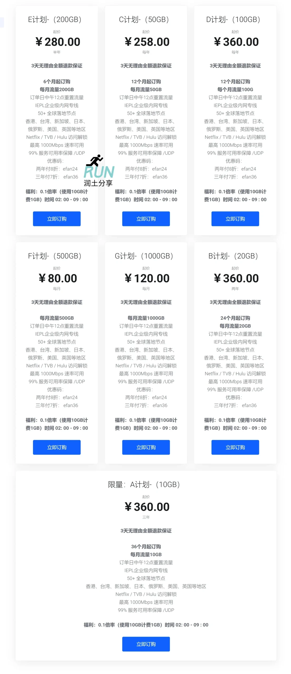 饿饭CC云机场 高级套餐 饿饭CC云机场 高级套餐